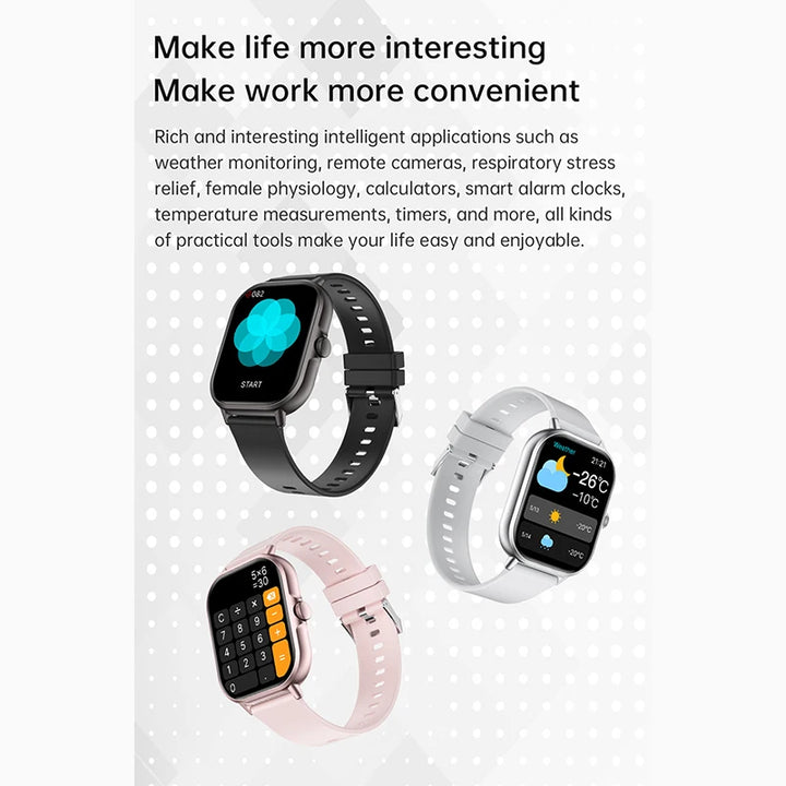 Smart Watch 2025 Android Bluetooth Touch Dial  + Fones De Ouvido | Auriculares