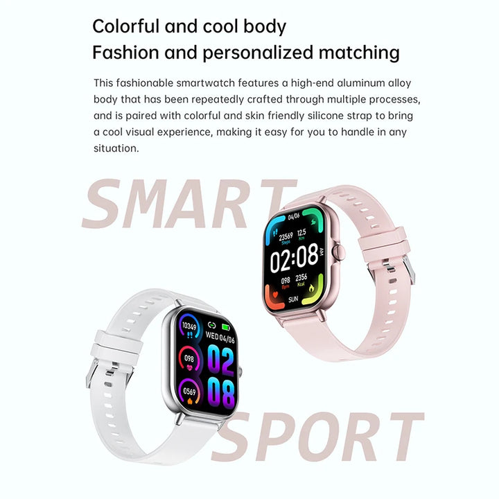 Smart Watch 2025 Android Bluetooth Touch Dial  + Fones De Ouvido | Auriculares
