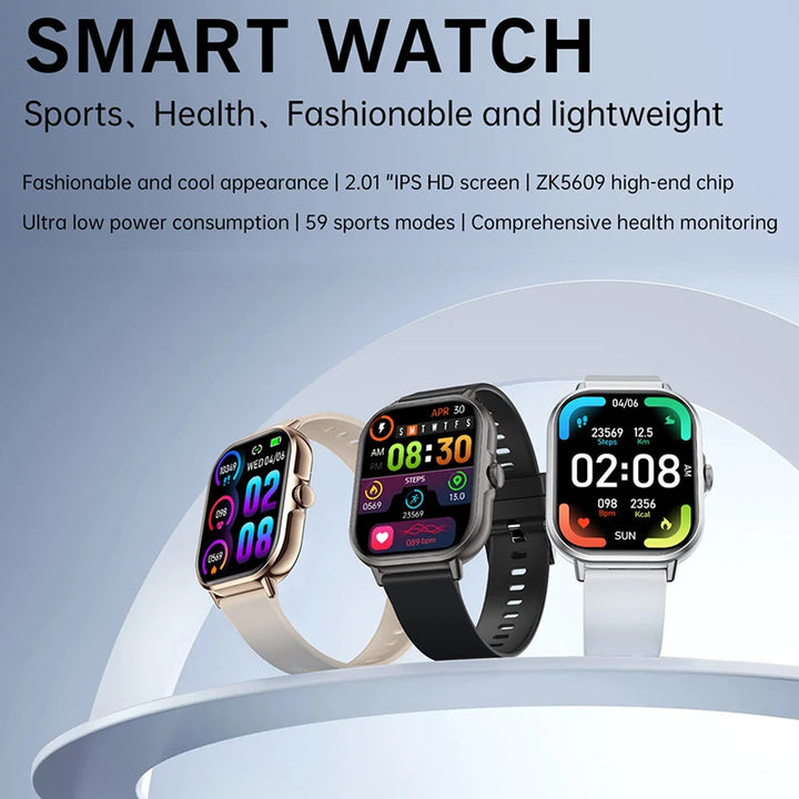 Smart Watch 2025 Android Bluetooth Touch Dial  + Fones De Ouvido | Auriculares