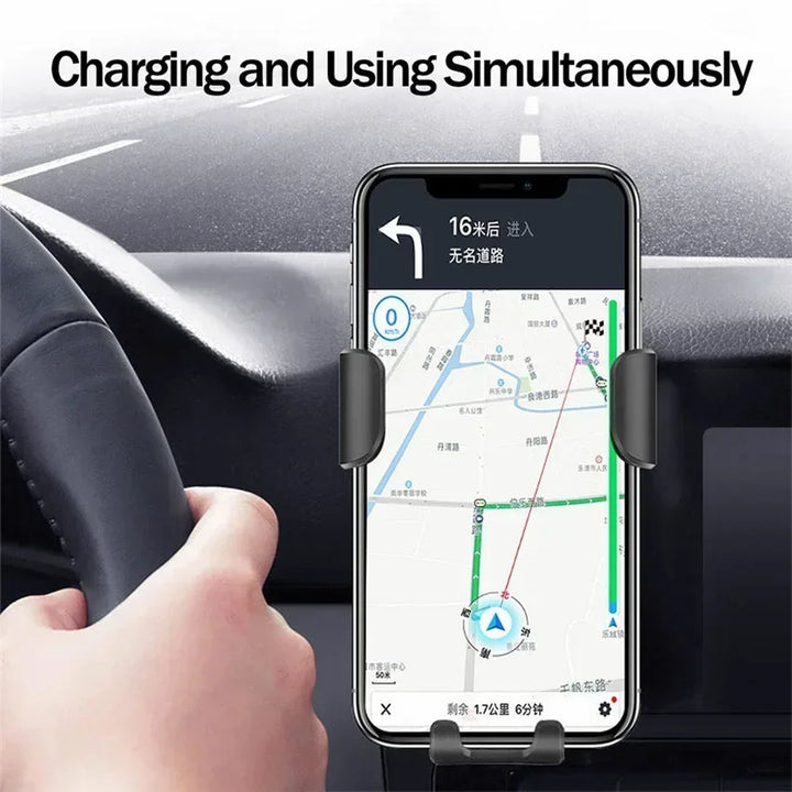 Carregador Rápido 30W Por Indução Para Iphone | Carregador Fast Charge Wireless Mais Seguro Para Carro