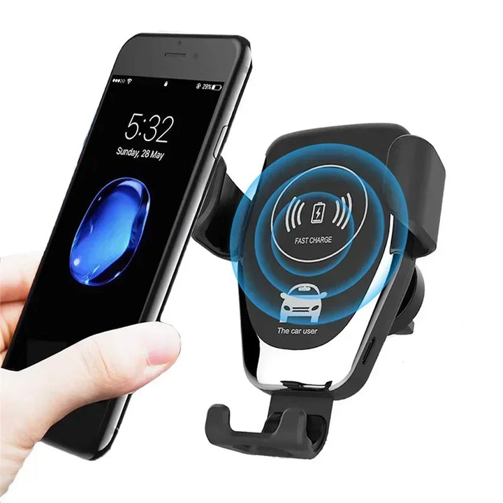 Carregador Rápido 30W Por Indução Para Iphone | Carregador Fast Charge Wireless Mais Seguro Para Carro