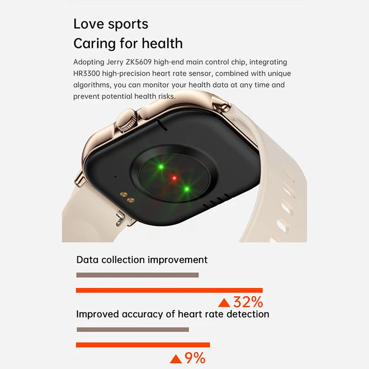 Smart Watch 2025 Android Bluetooth Touch Dial  + Fones De Ouvido | Auriculares