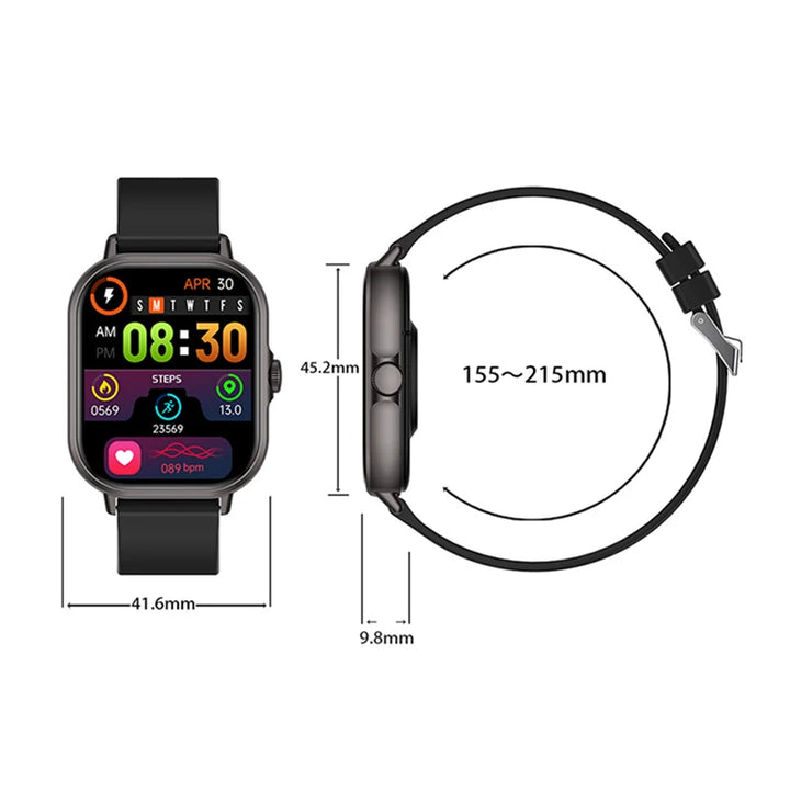 Smart Watch 2025 Android Bluetooth Touch Dial  + Fones De Ouvido | Auriculares
